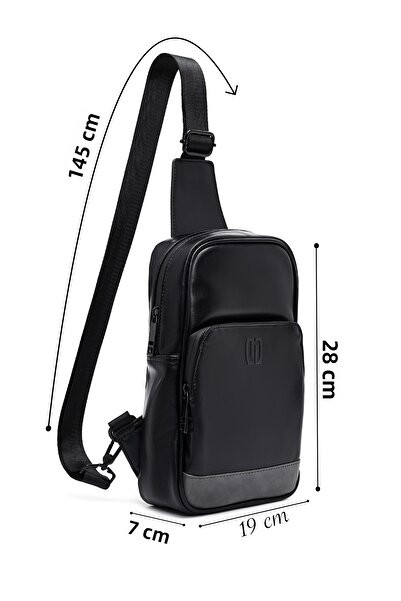 Derimod Men's Black Crossbody Bag 25Sbd300418