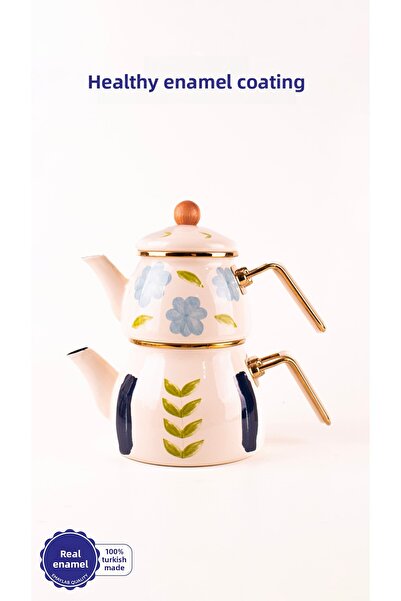 EMAYlab Bloom Enameled Teapot