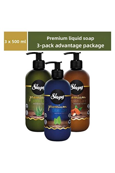 Sleepy صابون سائل ممتاز 3 عبوات أدفانتج 3x500 مل