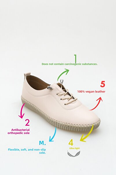 Solo Bag Women's Orthopedic Flexible Ultra Light Daily Walking Sports Casual Soft Leather Shoes