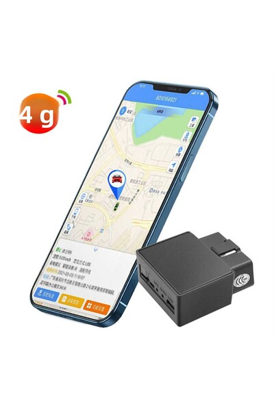 ercTEC جهاز تتبع المركبات Obd2 GPS - مع بطاقة Sim وتسجيل Imei