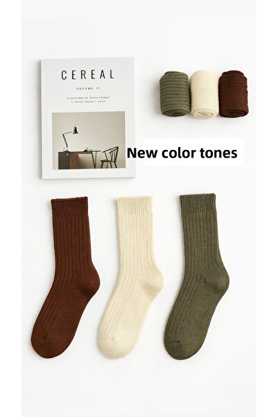 izaycollection 3 чифта специални унисекс чорапи от алпака вълна