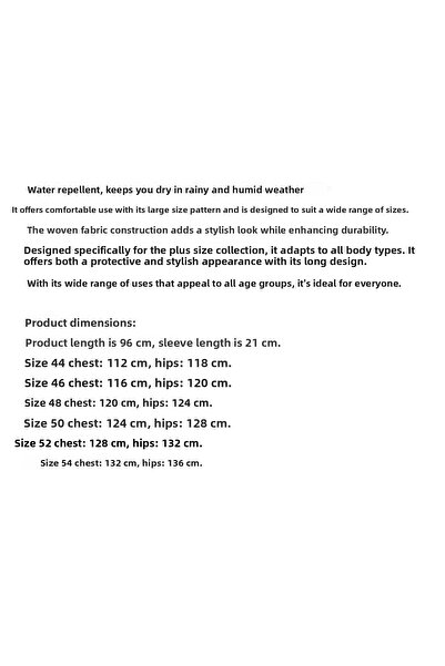 By Alba Collection Women's Black Lined Water Repellent Bondit Plus Size Trench Coat