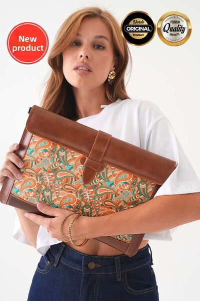 Vardo Helene Long Strap „Macbook Pro-Air 14/13,3/13 инча 33x23 кожен калъф и чанта за документи“