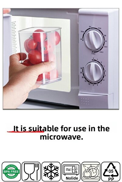 Nandy Home White X8 Storage Set of 24 - Unbreakable Square, Labeled, 1.75/1.2/0.5 Lt