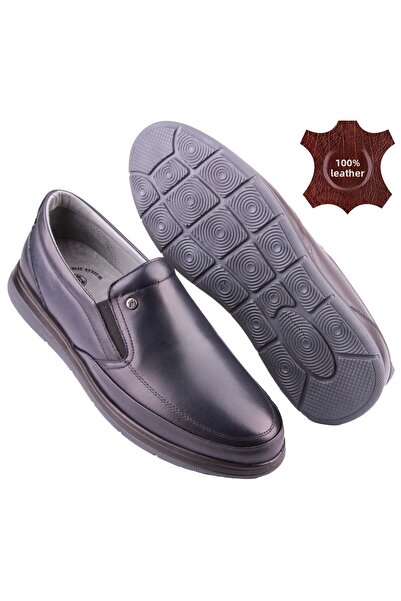DETECTOR Inner Outer Genuine Leather Full Orthopedic Comfort Gel Sole Casual Men's Shoes