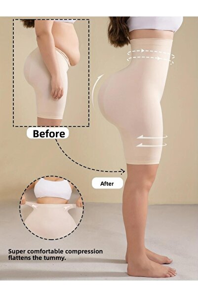 giyindegel شورت مشد لشد البطن والخصر والوركين وشد الأرداف بدون خياطة مقاس 2