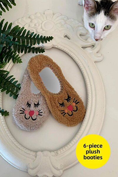 Jenny Daphne 6 perechi de șosete groase de iarnă pentru balerină de pluș pentru femei