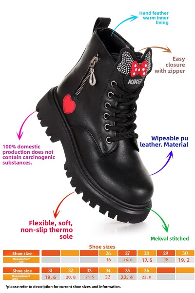 Kiko Kids Dívčí boty Bella Daily na zip