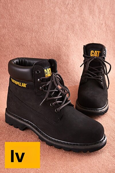 Caterpillar Cat 015G100095 COLORADO Δερμάτινες μπότες Unisex ΜΑΥΡΟ-ΝΟΥΜΠΟΥΚ