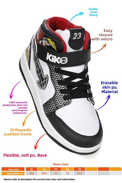 Kiko Kids Chlapecká sportovní obuv - Tesan Velcro Daily