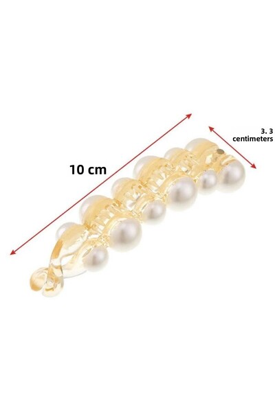 PETEK AKSESUAR Big Pearl Banana Buckle