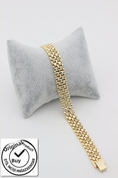 XUPING JEWELRY سوار من حجر الزركون بتصميم اللؤلؤ/مجوهرات XUPING