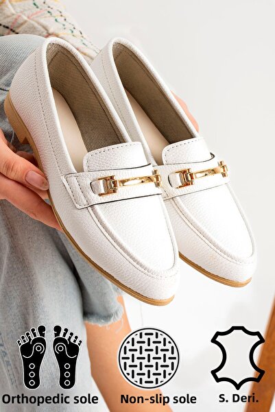 StWenn Balerini de damă cu cataramă, eleganti, confortabili, ortopedici, pantofi de zi cu zi pentru mamă