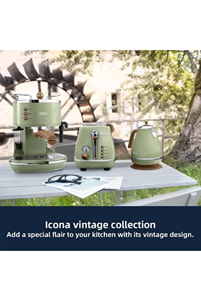 DELONGHİ Icona Vintage Manual / Barista Type Espresso Machine Ecov 311.gr