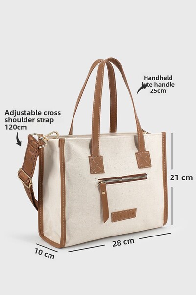 LUNABLU Γυναικεία τσάντα χιαστί με φερμουάρ μαύρισμα