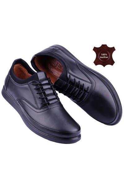 DETECTOR Ortopedické vnitřní vnější celokožené Ultra pohodlné neformální pánské boty