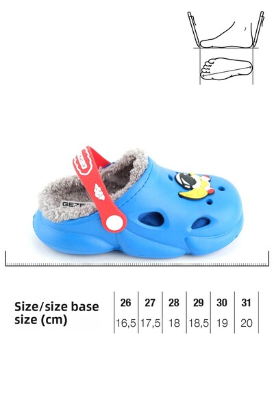 GEZER Момчета Зимни Ева Плюшени Домашни Училищни Детски Пантофи Сандали
