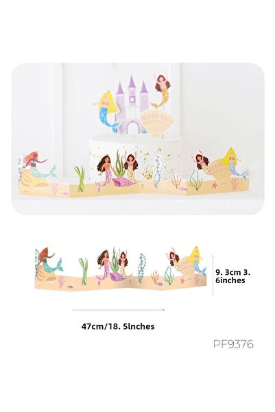 Partifabrik Ornament de decor de masă cu tematică sirenă sirenă