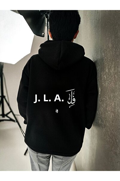 TerraTeks Hanorac cu glugă oversize unisex Palestina arabă cu hartă de pușsia