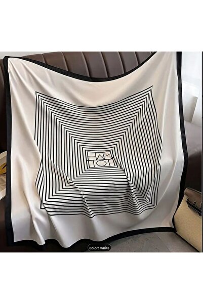 Dgt Luxury Protecție solară cu dungi geometrice, rezistentă la vânt, imprimat...