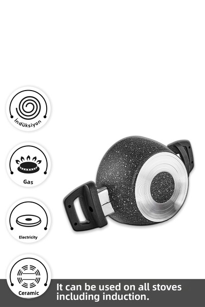 Karaca Sada 5dílných hrnců a pánví Bio Granite Blue Stone Mini