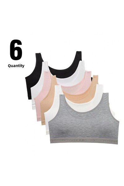BENDEHEPSİ Bustieră de antrenament pentru jumătate de atlet, căptușită, cu curelele plate, groase, pachet de 6