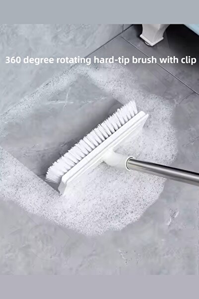 Destpak فرشاة رغوية متعددة الوظائف مع رأس دوار 360 درجة، فرشاة رغوية ذات طرف صلب