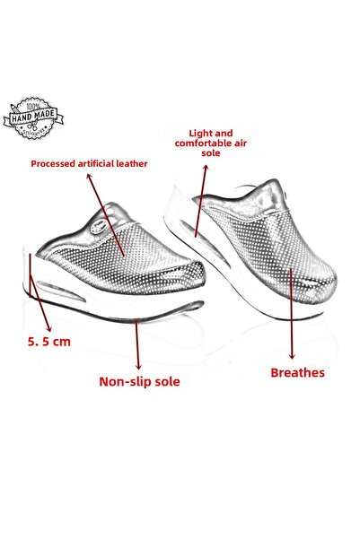 SABOTERLİK Γυναικείες παντόφλες νοσοκόμας νοσοκόμων νοσοκόμων με μοτίβο κουνελιού με σφήνα τακούνια 428