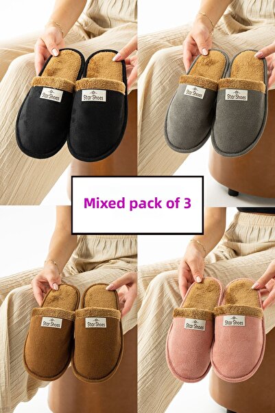 star shoes Παντόφλες Χειμερινού Σπίτι 3 τεμαχίων Χειμερινές Παντόφλες Παντόφλ...