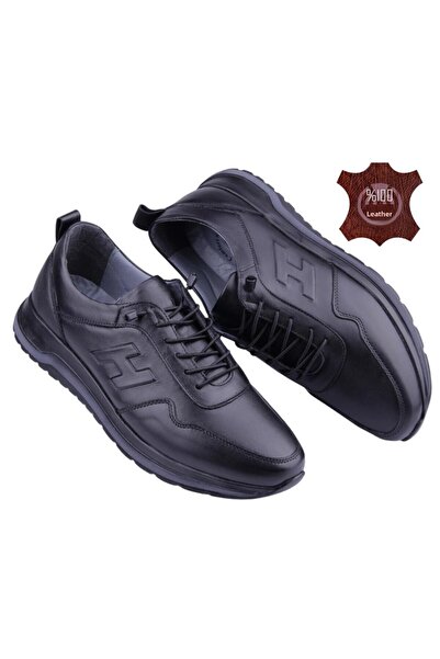 DETECTOR Genuine Leather Special Textured Design Orthopedic Ultra Light Men's Shoes (Premium Series) 198H