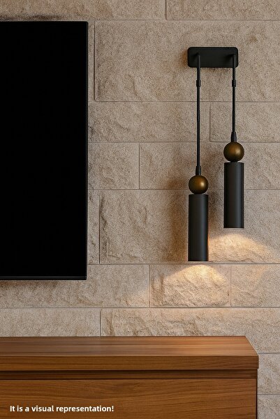 Bozyaka Aydınlatma Sparg 2-Piece Metal Double Color Black & Antique Finish Wall Sconce (Daylight Led Bulbs Included!!!)