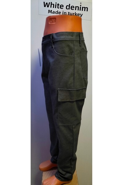BeyzDenim Gray Flame-Proof Durable Blacksmith Cargo Work Pants - Welders, Lathe, Governor, Exposer