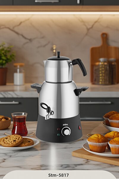 Sinbo Stm-5817 Electric Steel Samovar Tea Maker