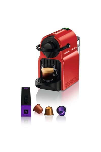 Nespresso ماكينة صنع القهوة الحمراء Inissia C40