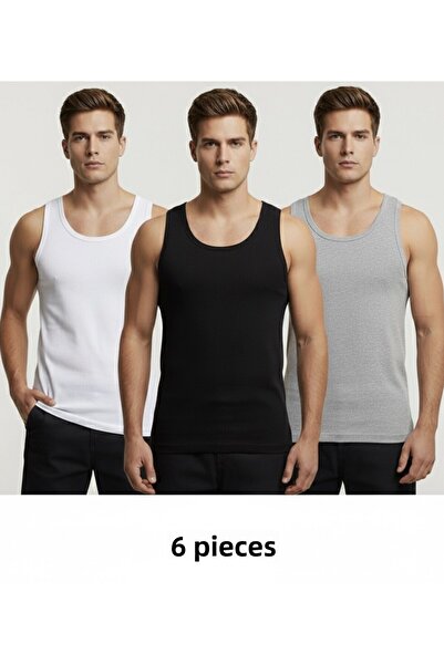 Pi Giyim Ανδρικό Σετ Αθλητής - Σετ 6 τεμαχίων σε διάφορα χρώματα