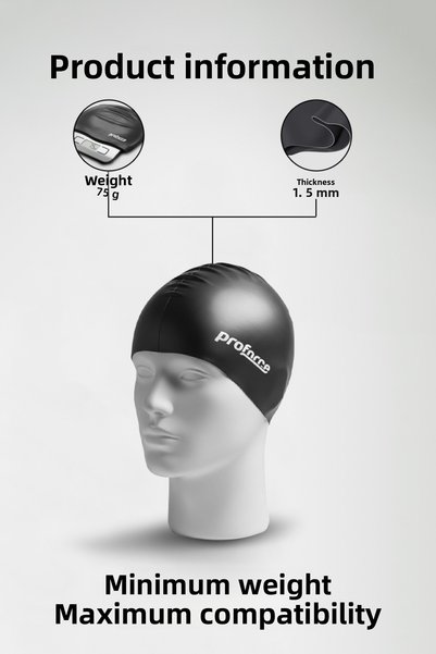 Proforce SB01 Cască de înot din silicon