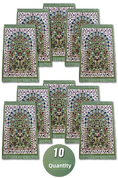 ihvan online 10 سجادة صلاة منقوشة من القطيفة رافزا