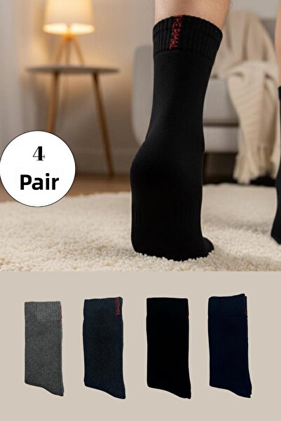 BENİSA ÇORAP Ανδρική πετσέτα βαμβακερή χειμερινή χοντρή ποικιλία θερμικές κάλ...