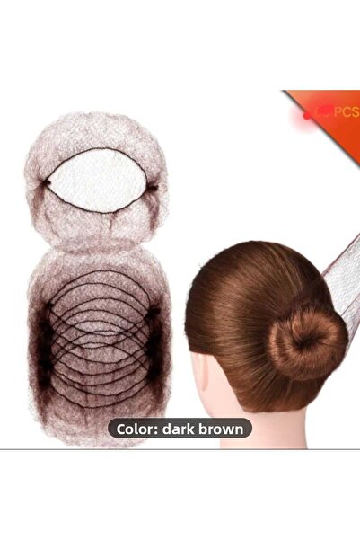 SEVRU Plasă pentru coc de păr Invizibil 12 bucăți Plasă de păr invizibilă pentru coc de balet