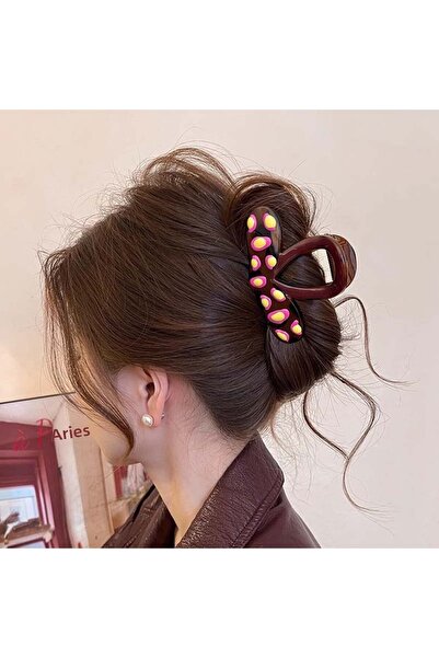 GÜLPEŞE مشبك بمشبك على شكل قلب كبير الحجم XXL-2050