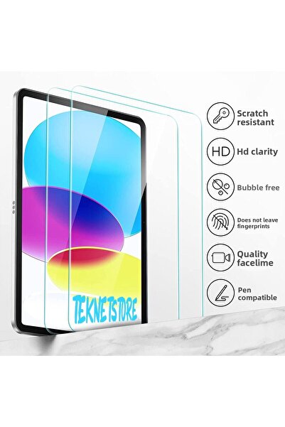 TEKNETSTORE iPad 11Th Generation A16 11 Inch / 10Th Generation 10.9 Inch Tablet Nano Screen Protector Flexible Unbreakable