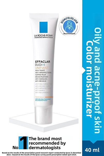 La Roche Posay Effaclar Duo Unifiant Cremă hidratantă colorată pentru ten gra...
