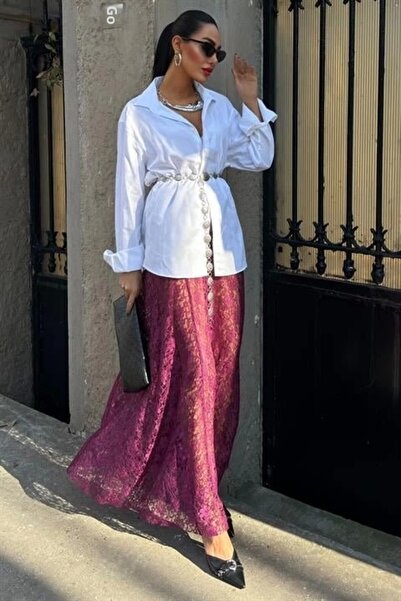 Lijuri Fusta maxi din dantela 4047