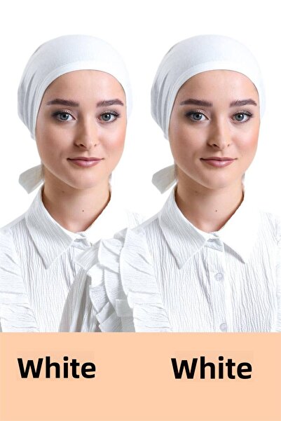 ALDAYER 2-Pack Plain Seam Combed Cotton Bonnet