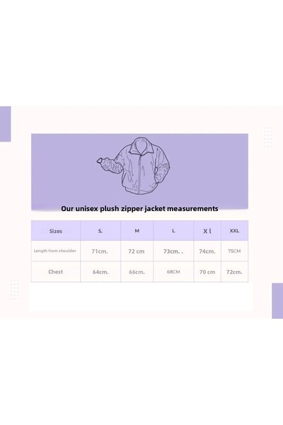 Fifty Color oversized , Με φερμουάρ, ψηλός λαιμός , Ελαστική μέση, Λούτρινο μπουφάν