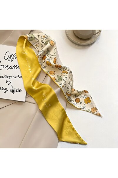 MAHLA Eșarfă de design, șal subțire pentru gât, accesoriu pentru geantă