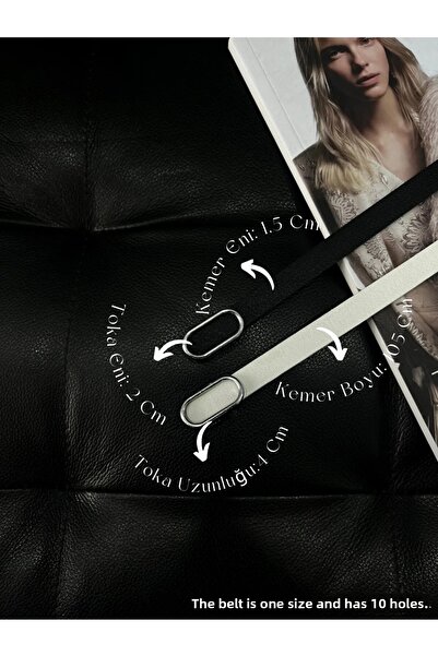 Fiori حزام بإبزيم مستورد مكون من قطعتين - للسراويل والقمصان والسترات