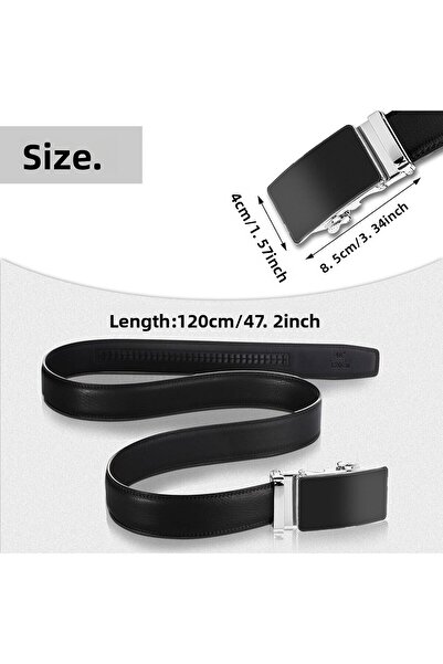 Pino44 Ανδρική ζώνη από συνθετικό δέρμα με αυτόματη πόρπη