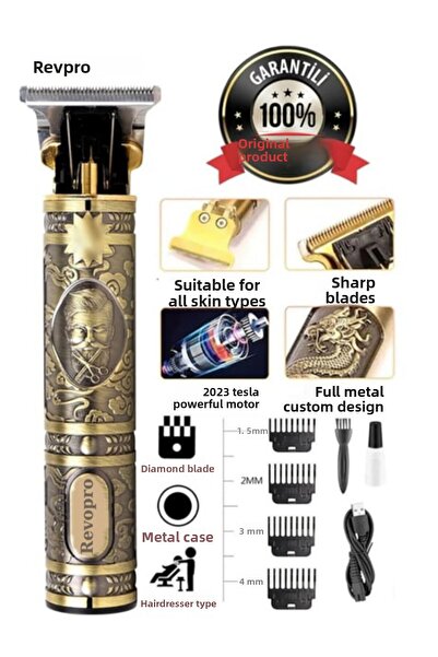 REVOPRO Shaver USB Rechargeable Hair Beard Body Hair Removal for Women Men Hair Removal Barber & Personal